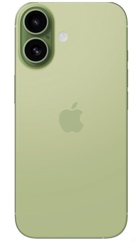 The iPhone 17 in Sage, Apple's latest smartphone.